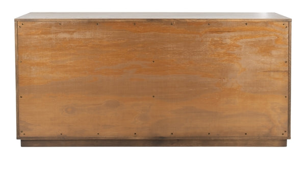 Zeus 6 Drawer Dresser in Brown