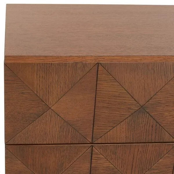 Patty Wood Drawer Dresser in Walnut - The Mayfair Hall