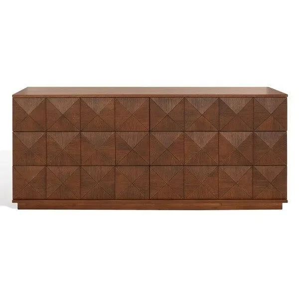 Patty Wood Drawer Dresser in Walnut - The Mayfair Hall