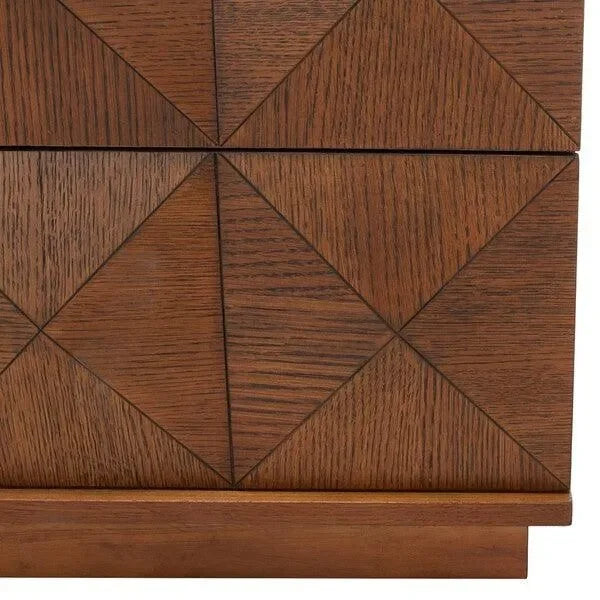 Patty Wood Drawer Dresser in Walnut - The Mayfair Hall