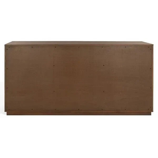 Zeus Acacia Wood Drawer Dresser in Medium Oak - The Mayfair Hall