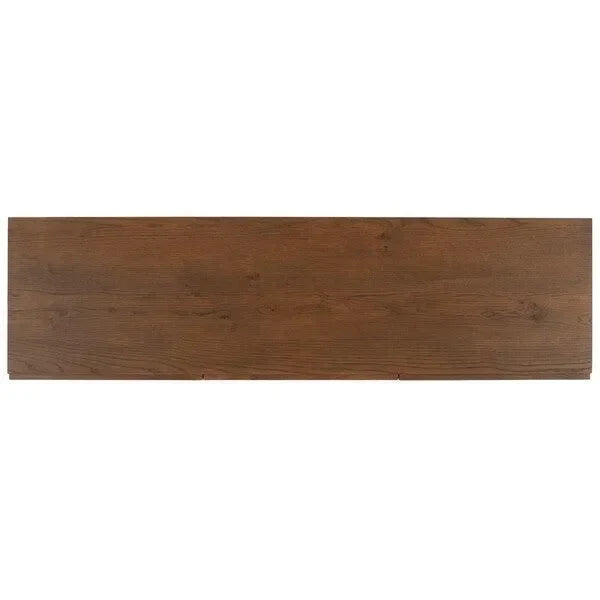Zeus Acacia Wood Drawer Dresser in Medium Oak - The Mayfair Hall