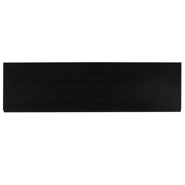Zeus Acacia Wood Drawer Dresser in Black - The Mayfair Hall
