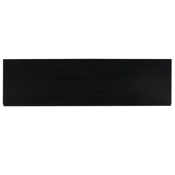 Zeus Acacia Wood Drawer Dresser in Black - The Mayfair Hall