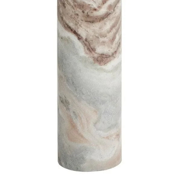 Nicoletta Marble Coffee Table in White and Brown - The Mayfair Hall