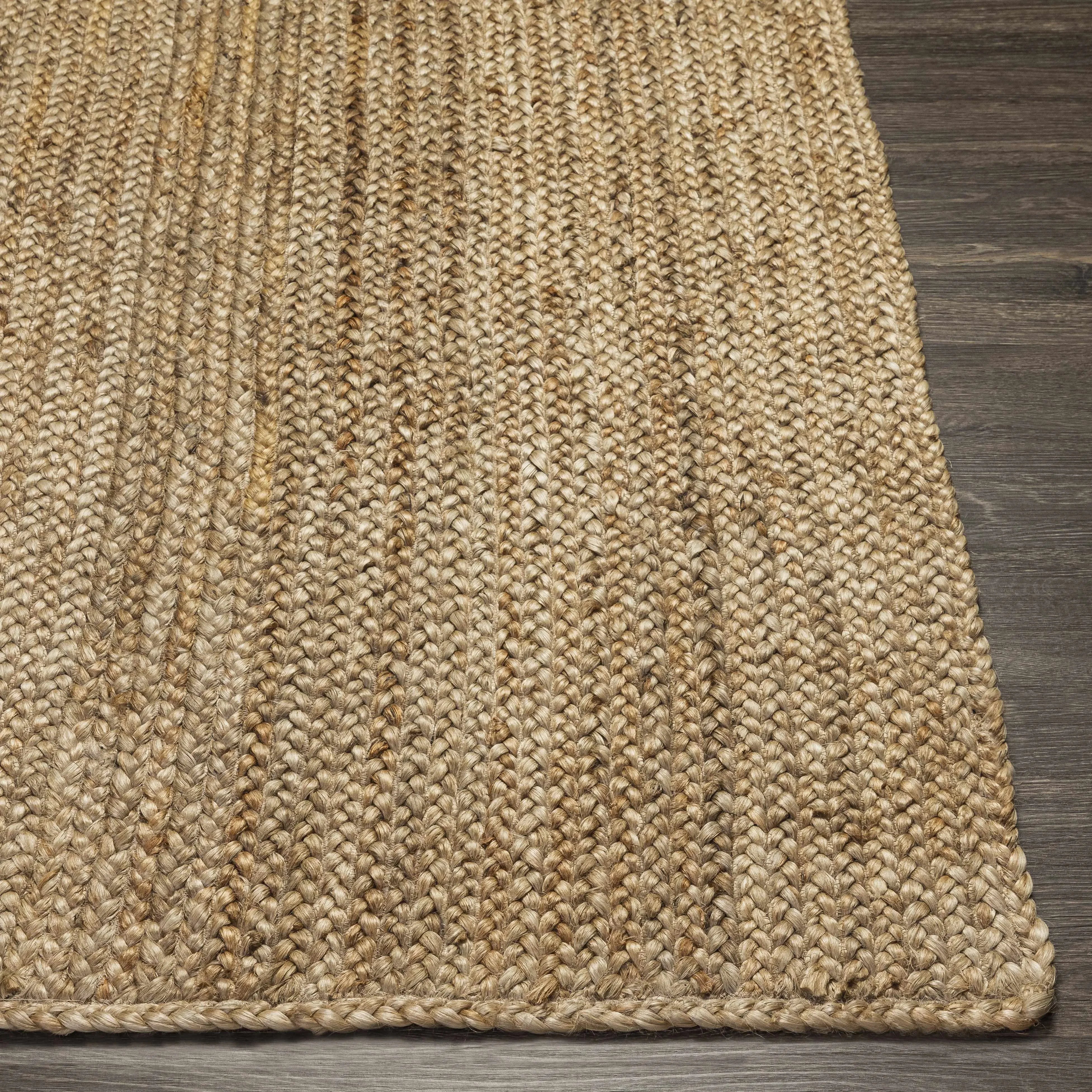 Shippagan Tan Jute Braided Rug - The Mayfair Hall