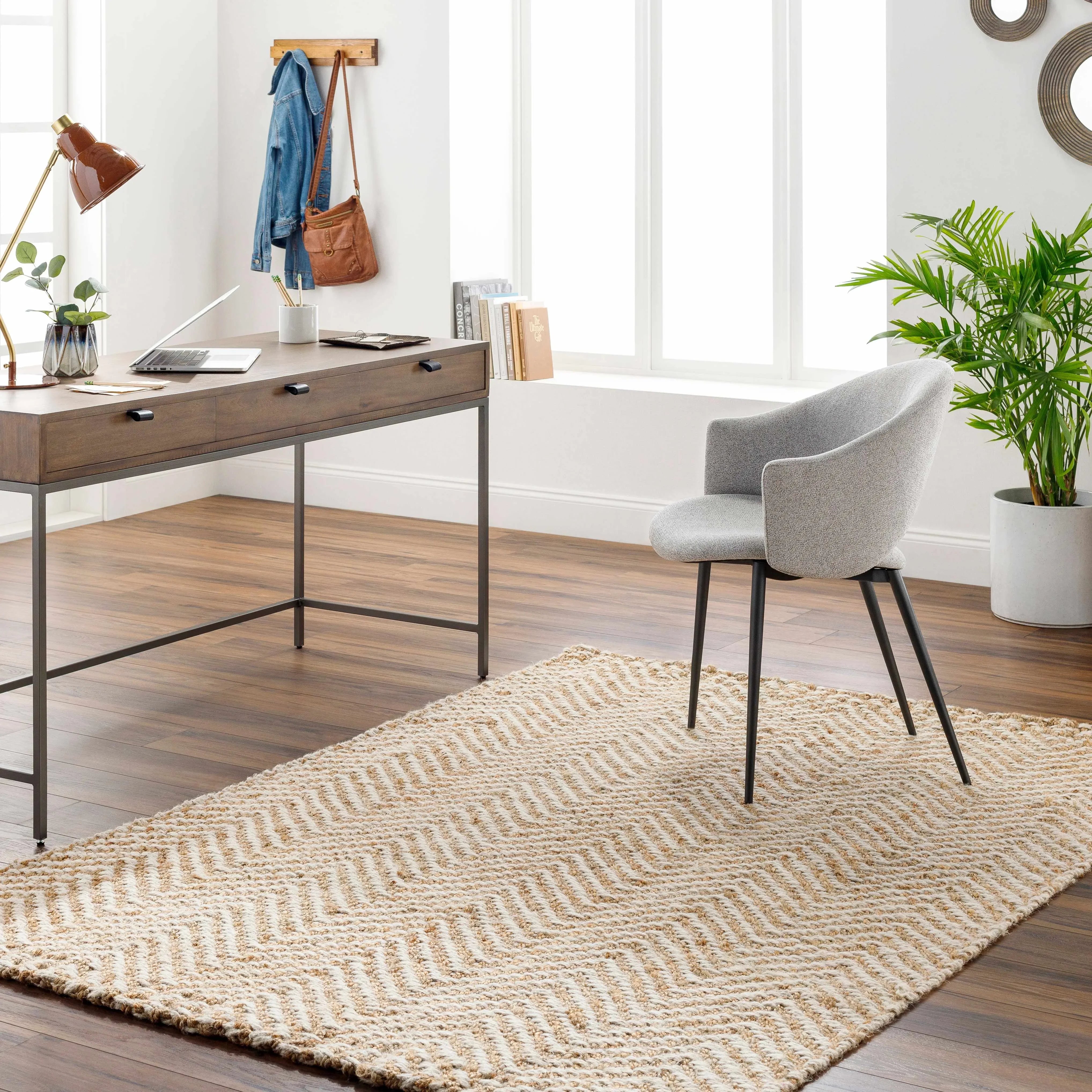 Aren Jute Area Rug - The Mayfair Hall