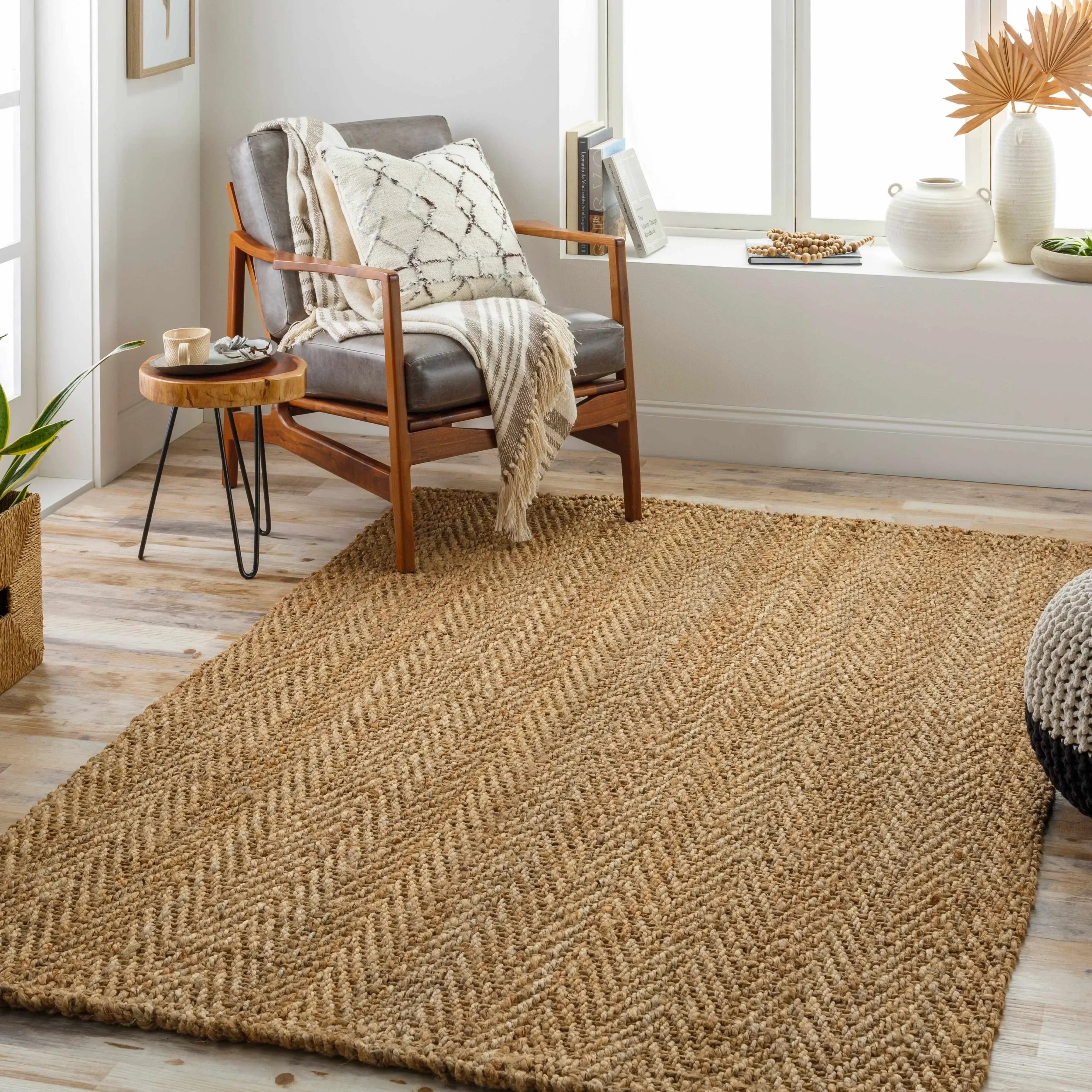 Asaka Jute Area Rug - The Mayfair Hall