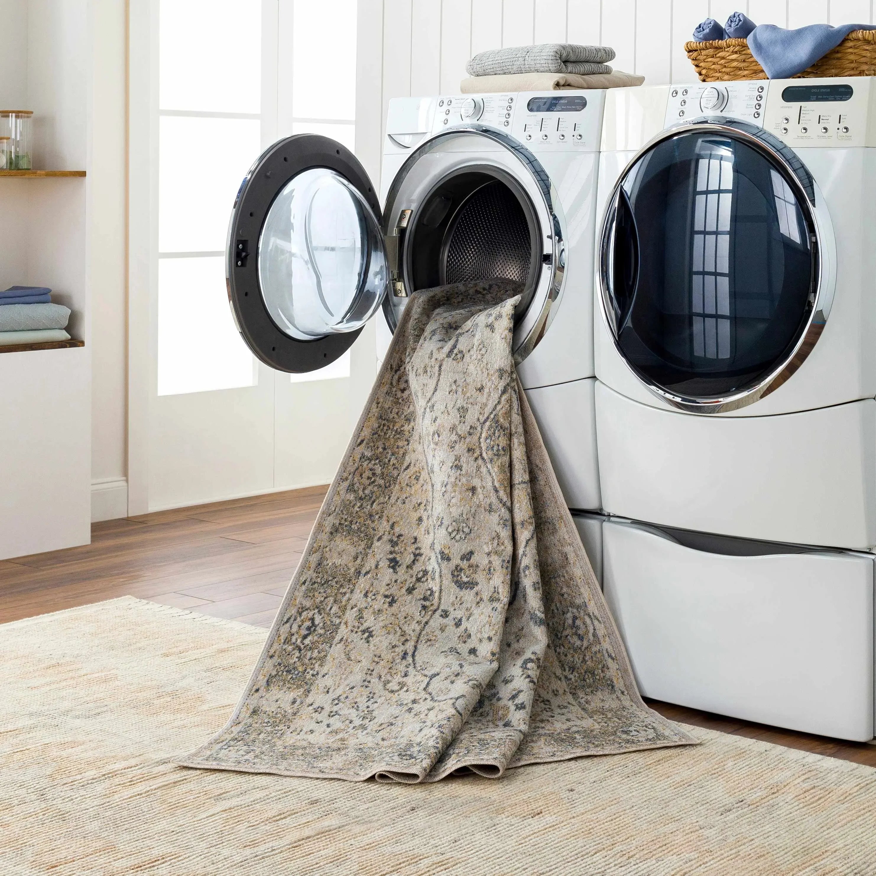 Cara Washable Area Rug - The Mayfair Hall