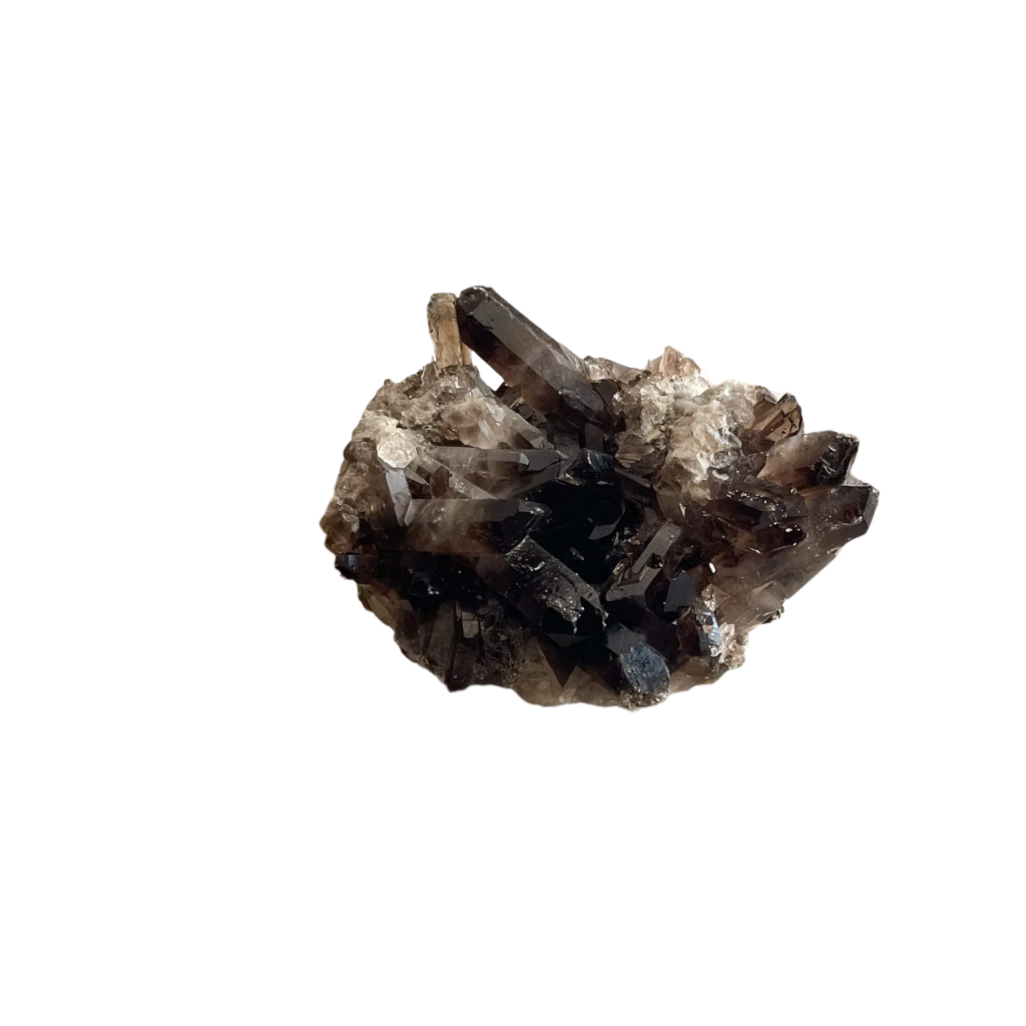 Smoky Quartz Crystal Cluster
