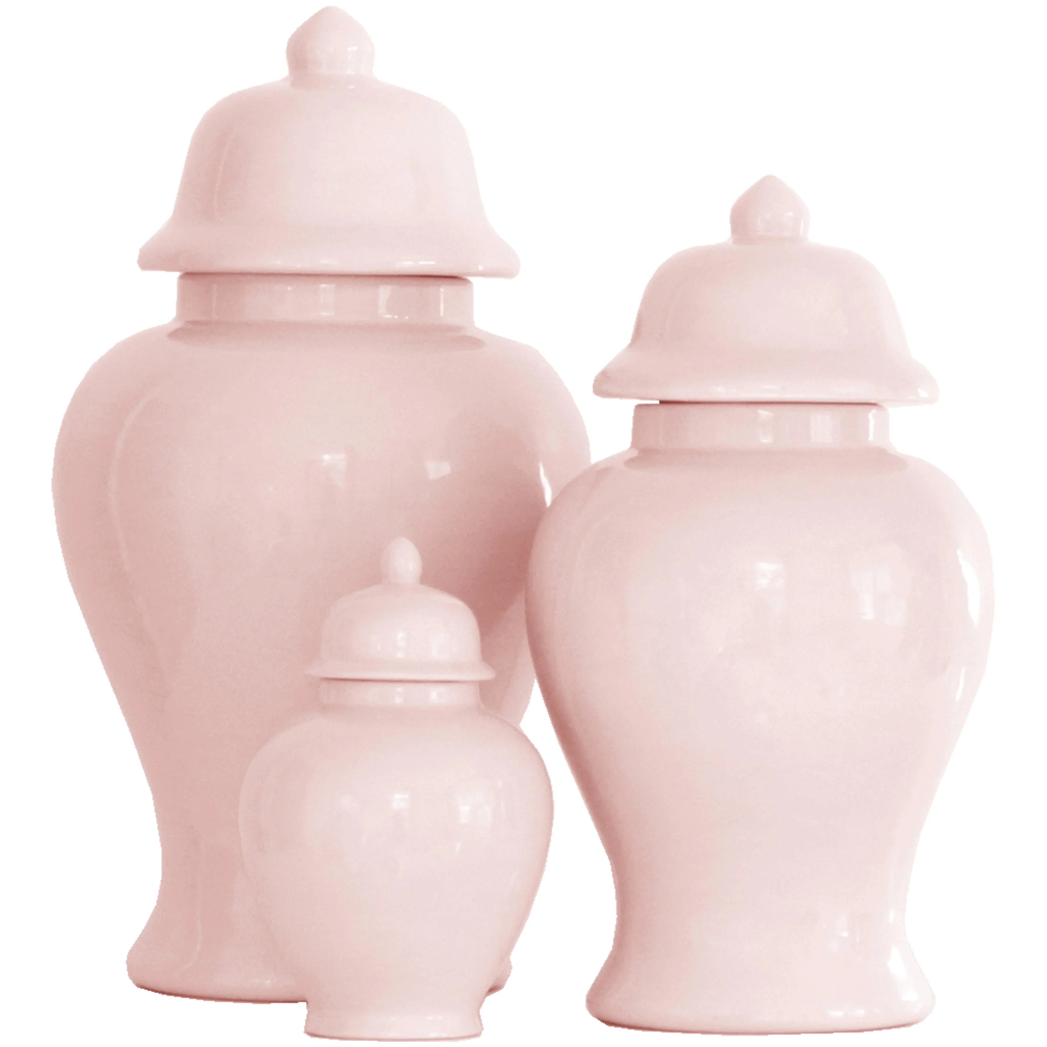 Cherry Blossom Pink Ginger Jars - The Mayfair Hall