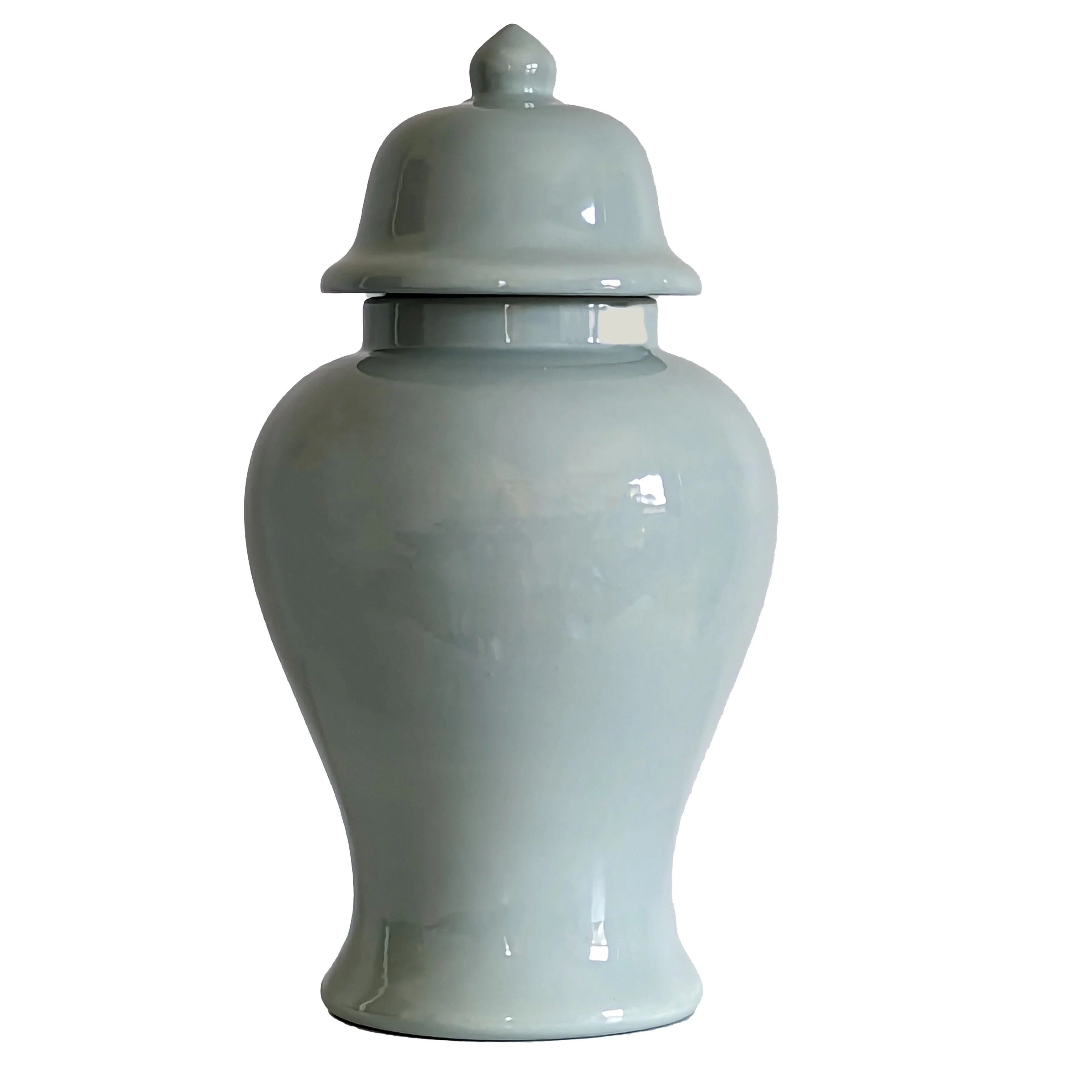 Lamb's Ear Blue Ginger Jars - The Mayfair Hall