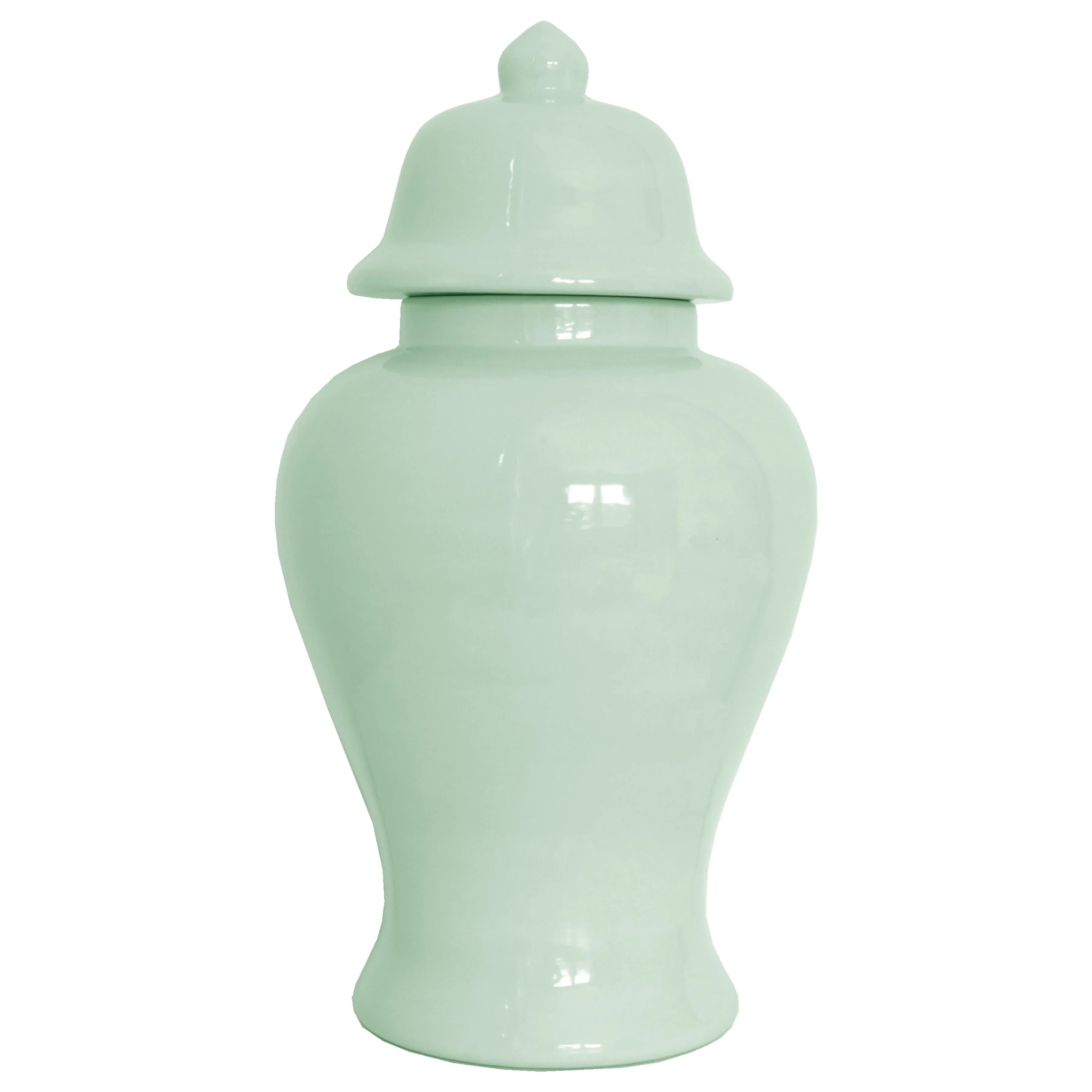 Sea Glass Green Ginger Jars - The Mayfair Hall