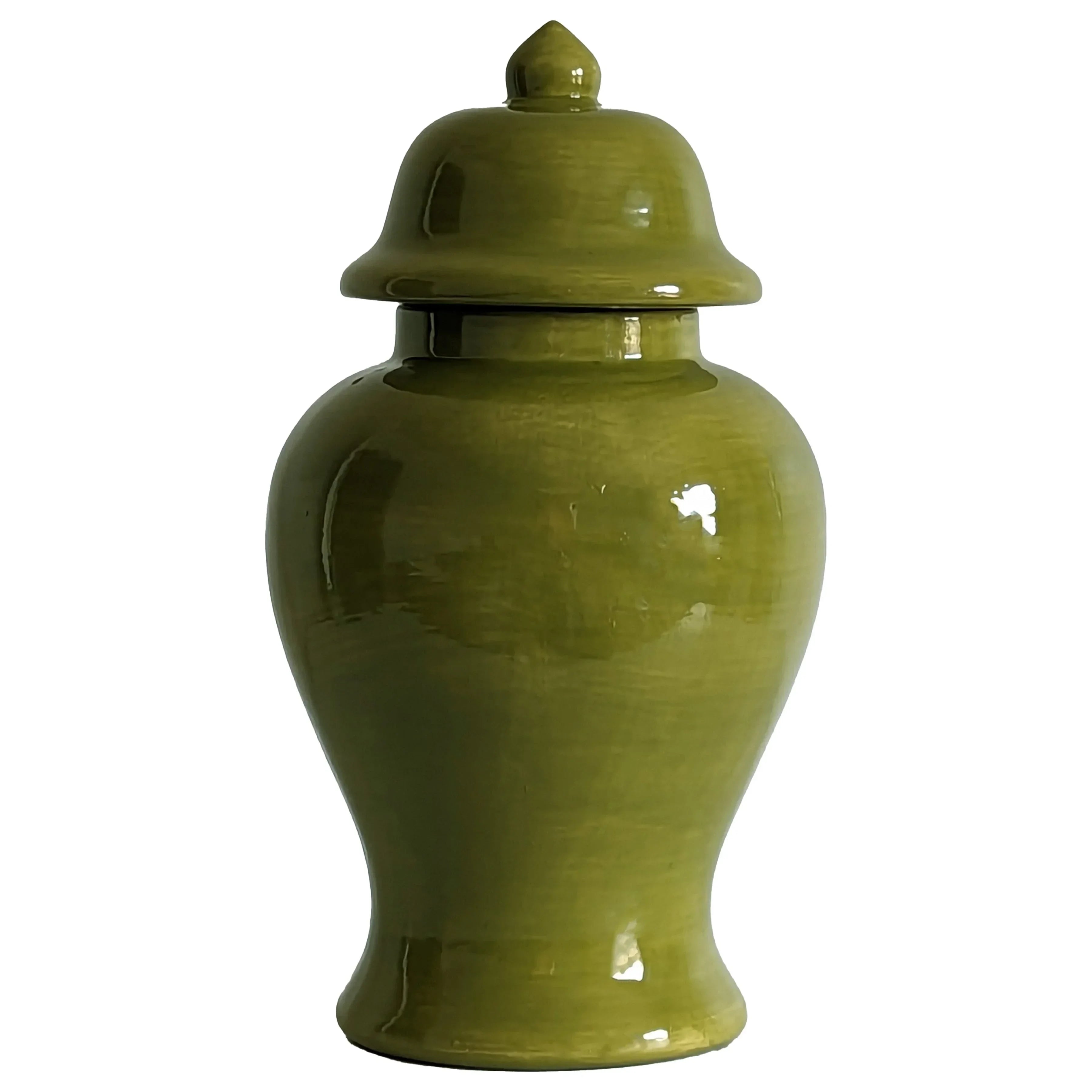 Moss Green Ginger Jars - The Mayfair Hall