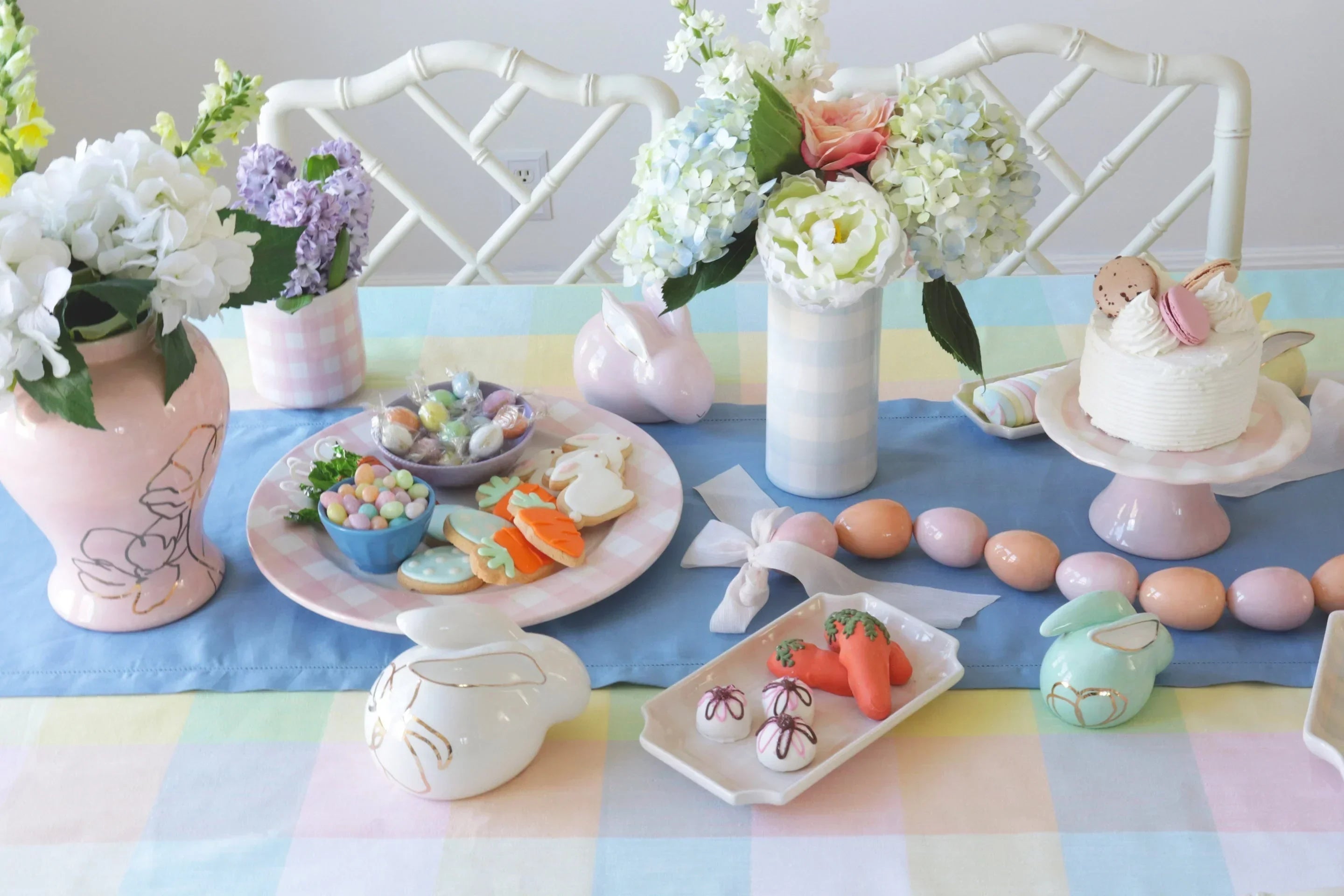 Gingham Trays - The Mayfair Hall