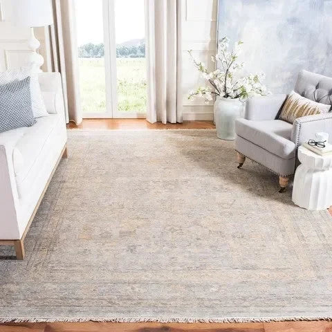Sultanabad Wool Rug in Ivory - The Mayfair Hall