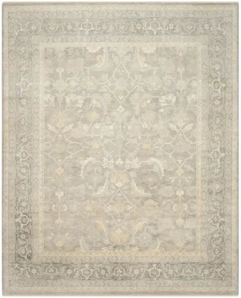 Sultanabad Wool Rug in Gray - The Mayfair Hall