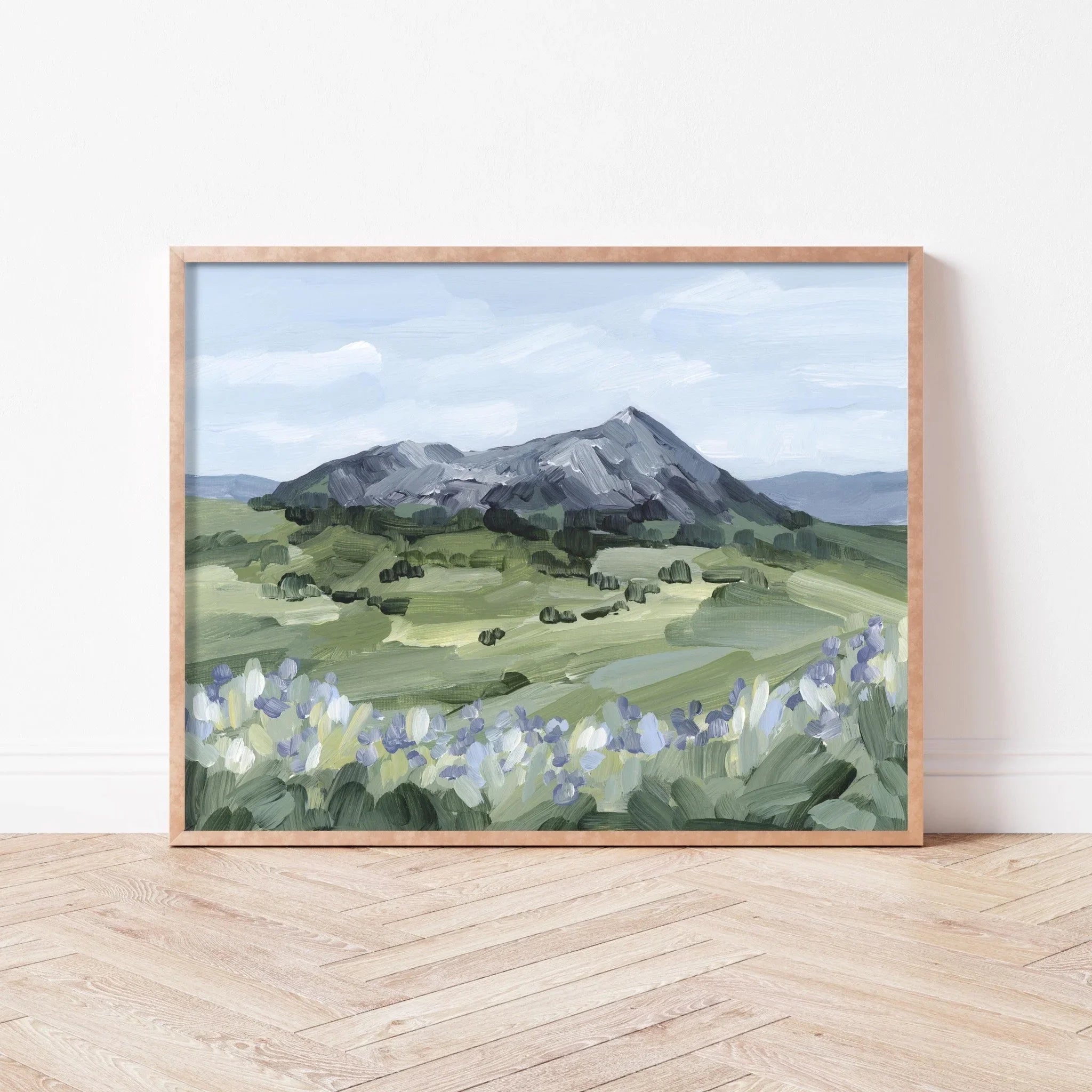 "Summer Mountain" Art Print - The Mayfair Hall