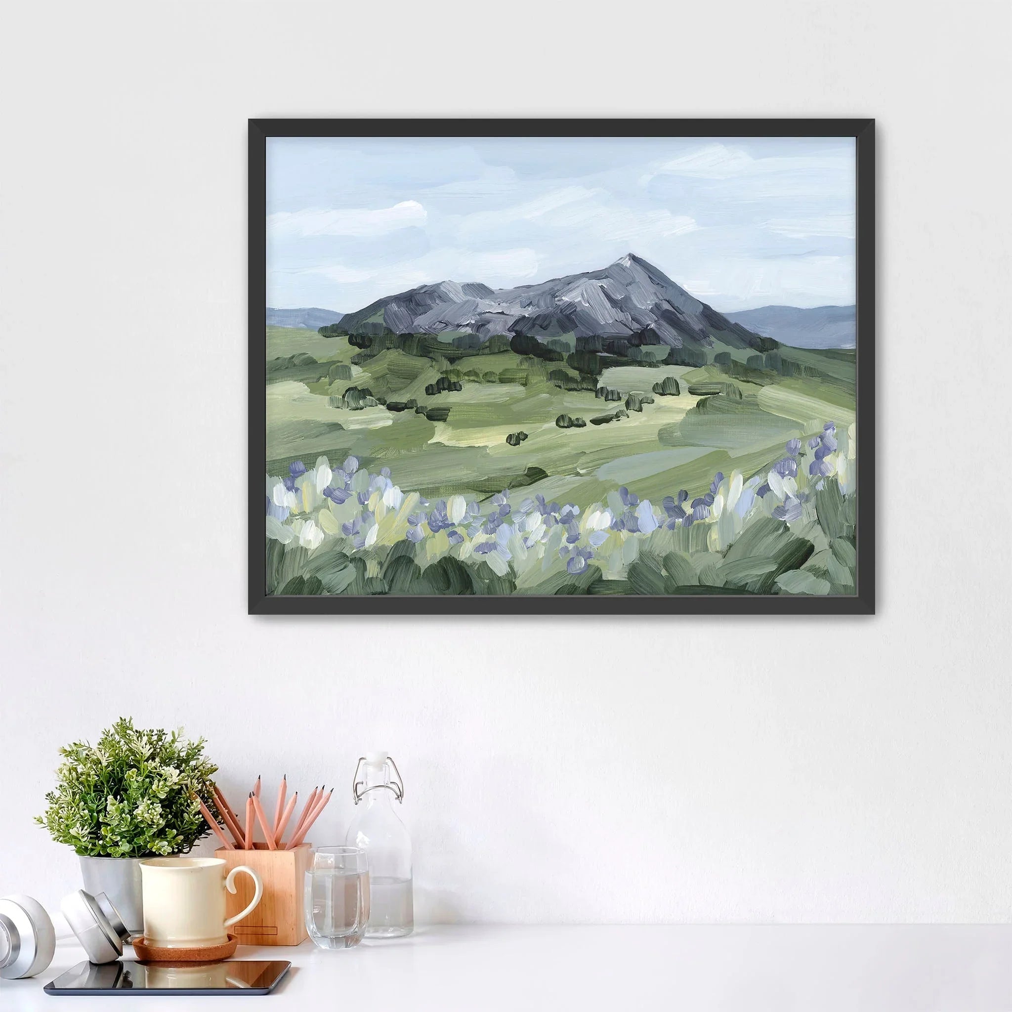 "Summer Mountain" Art Print - The Mayfair Hall