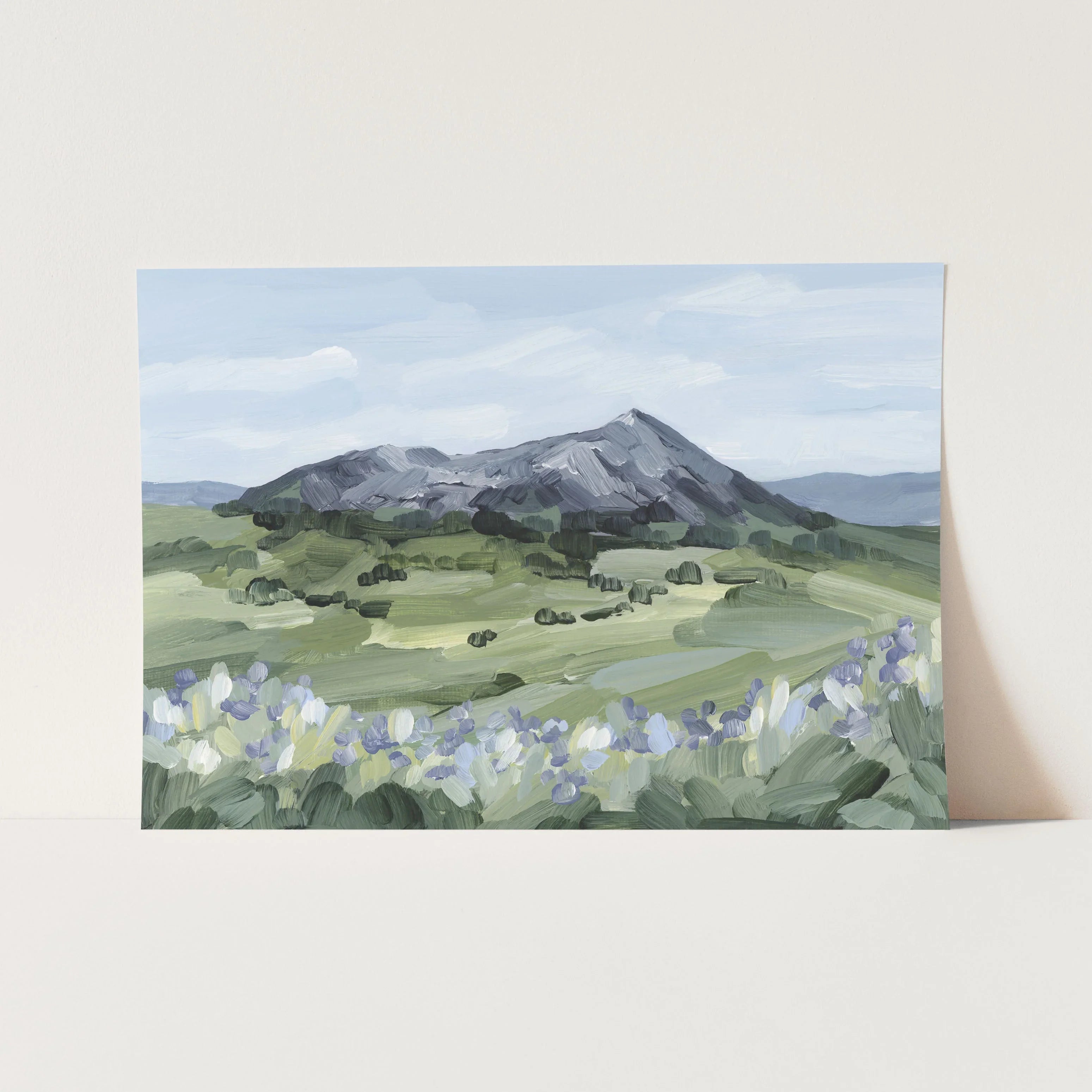 "Summer Mountain" Art Print - The Mayfair Hall