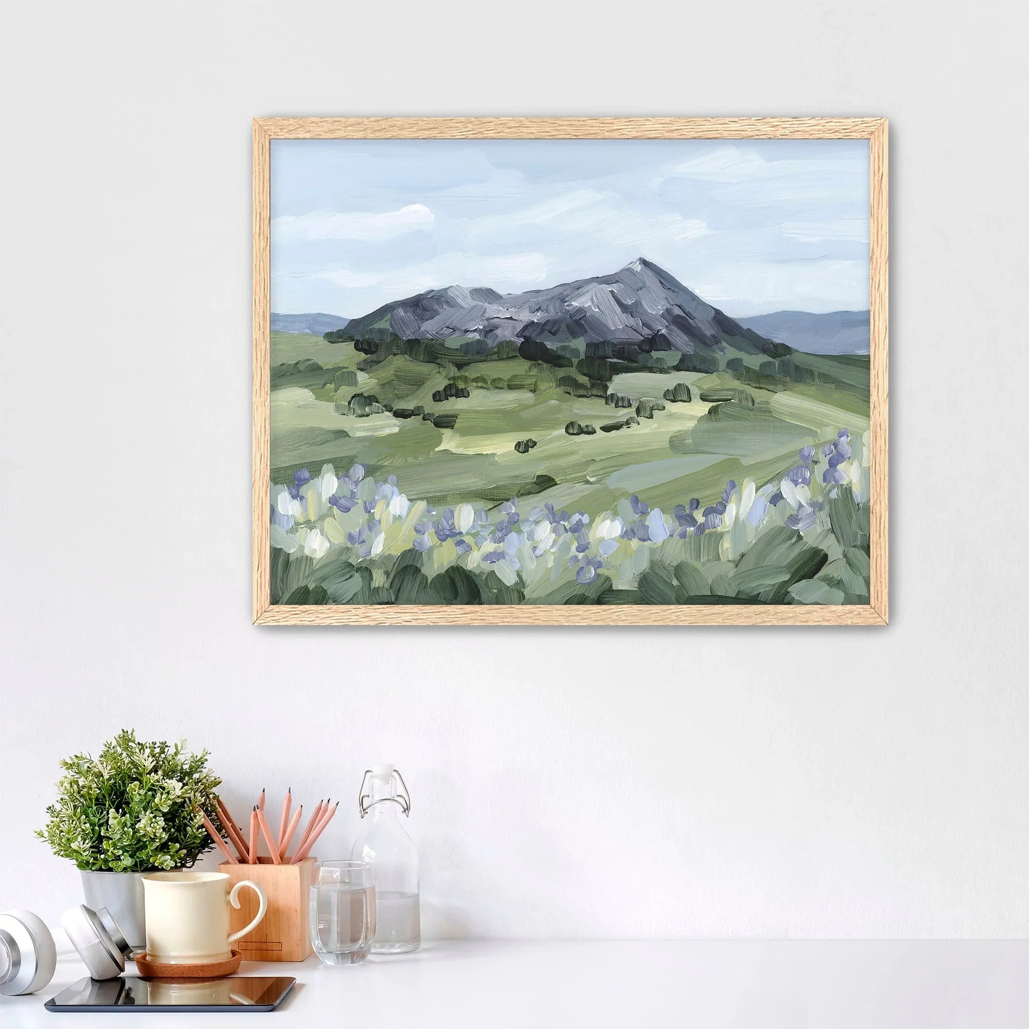 "Summer Mountain" Art Print - The Mayfair Hall