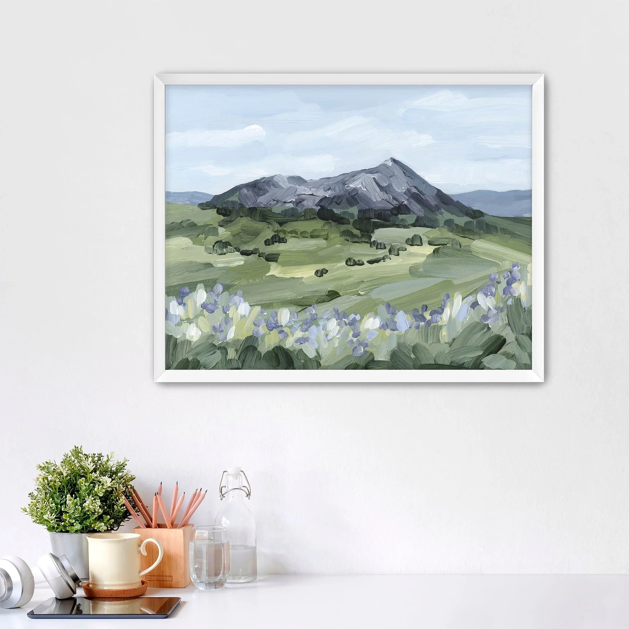 "Summer Mountain" Art Print - The Mayfair Hall