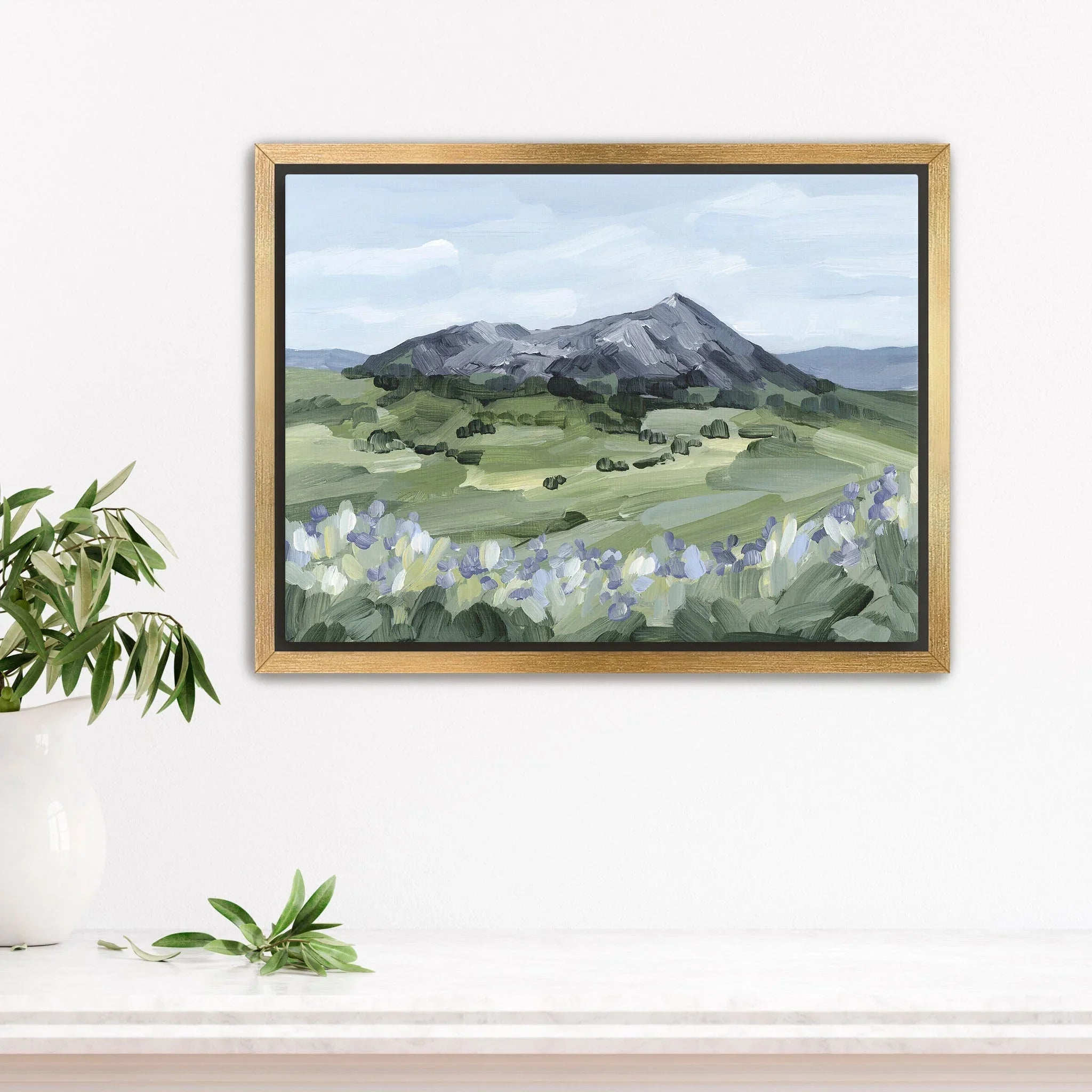 "Summer Mountain" Art Print - The Mayfair Hall