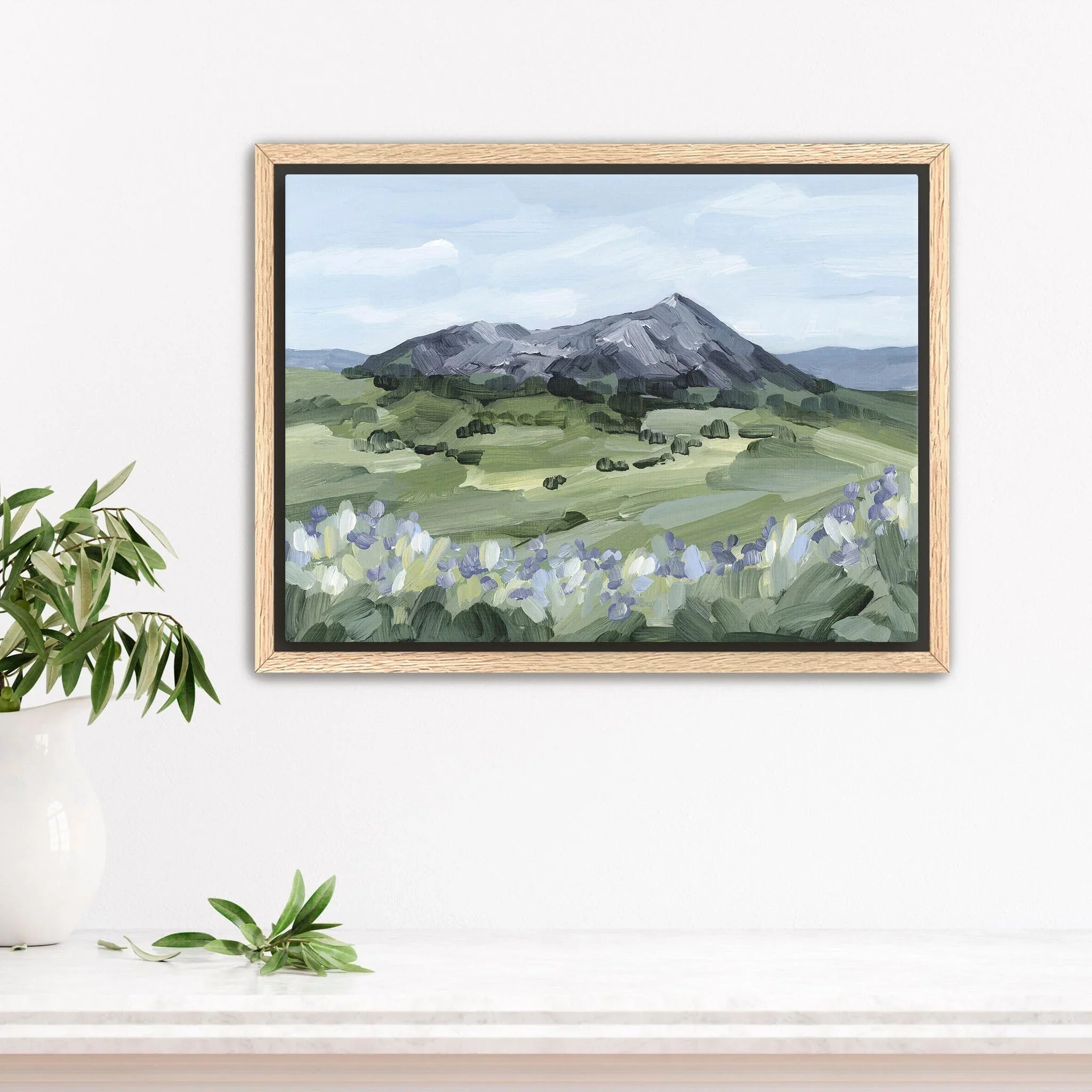 "Summer Mountain" Art Print - The Mayfair Hall