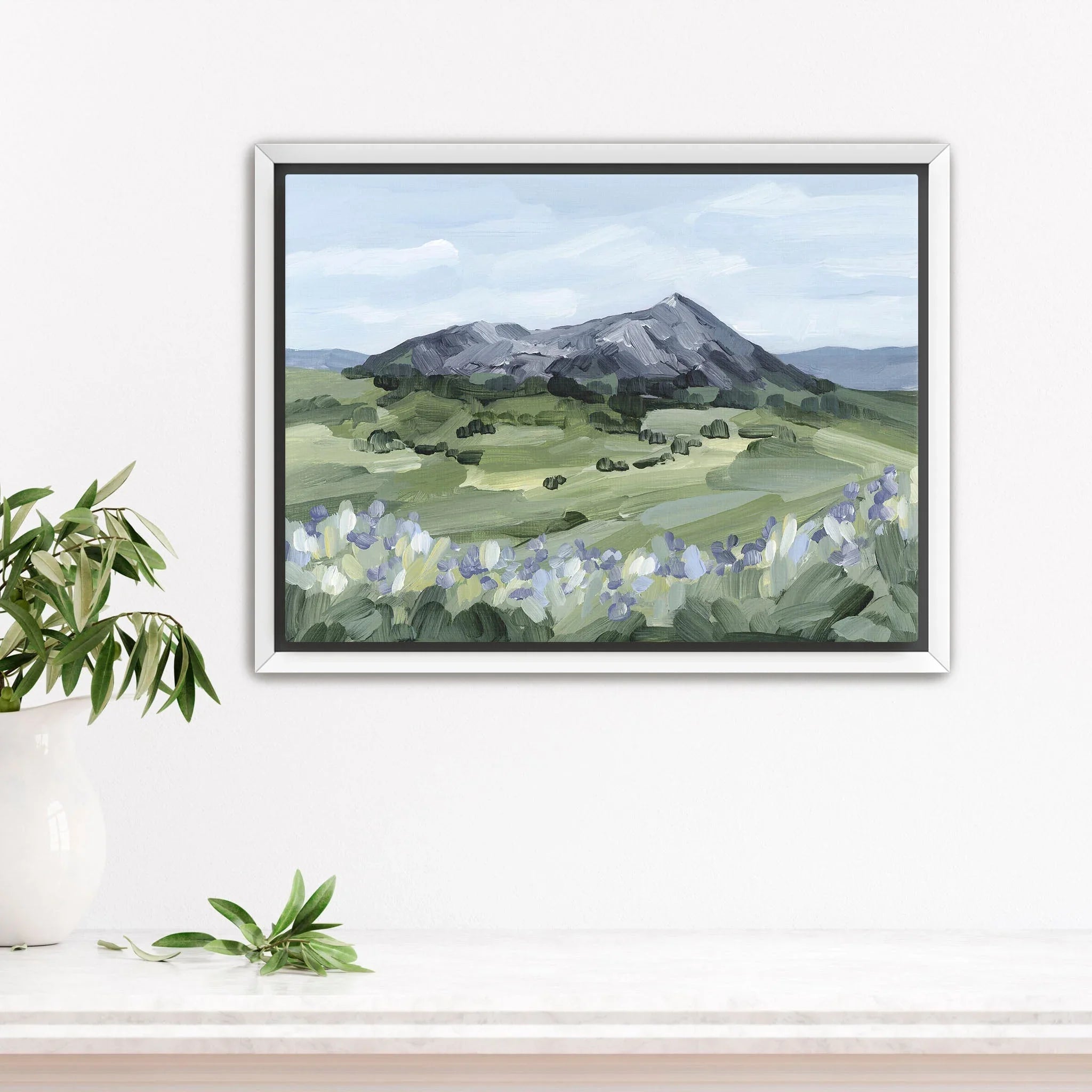 "Summer Mountain" Art Print - The Mayfair Hall