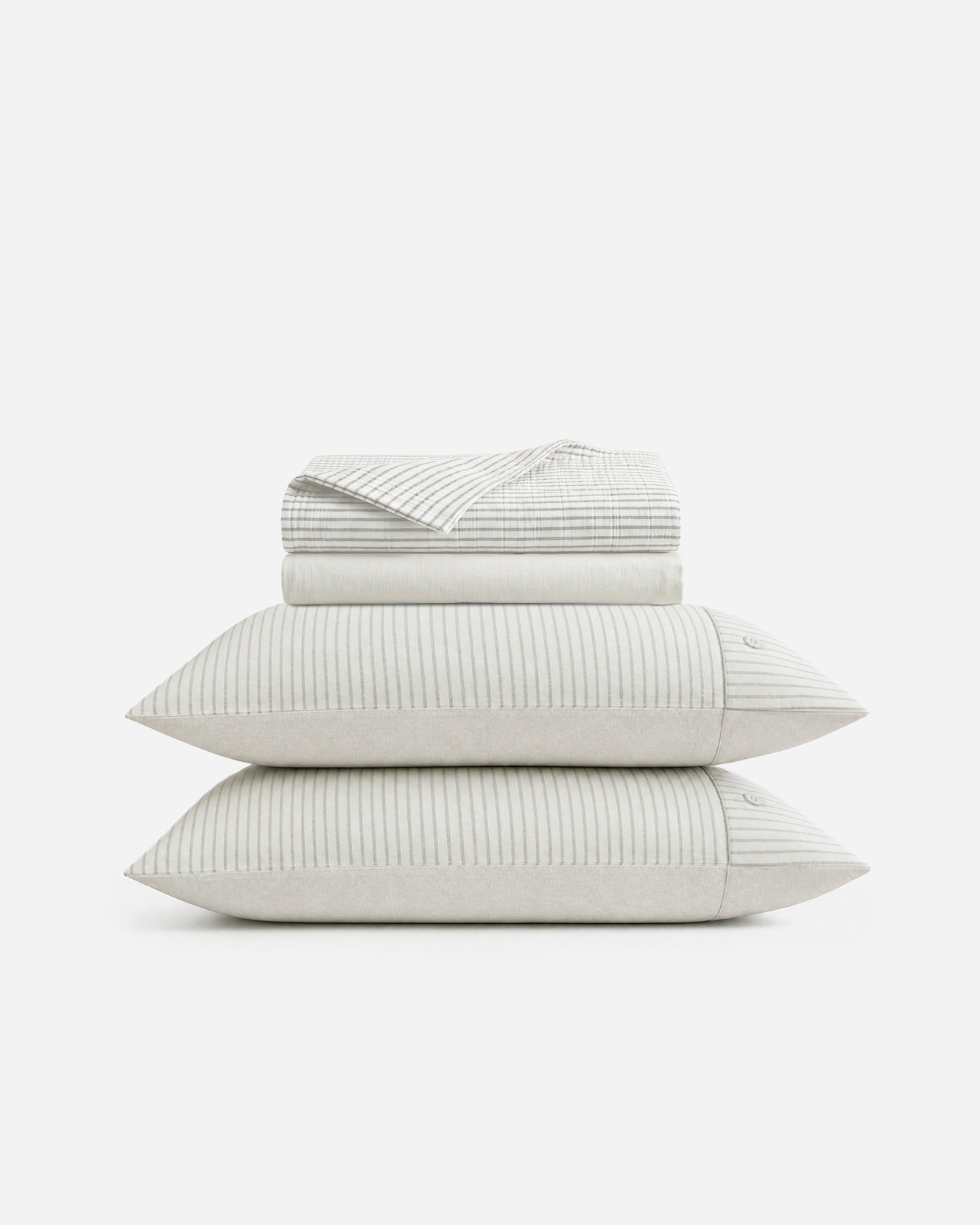 Salvia Reversible Cotton Mist Sheet Set