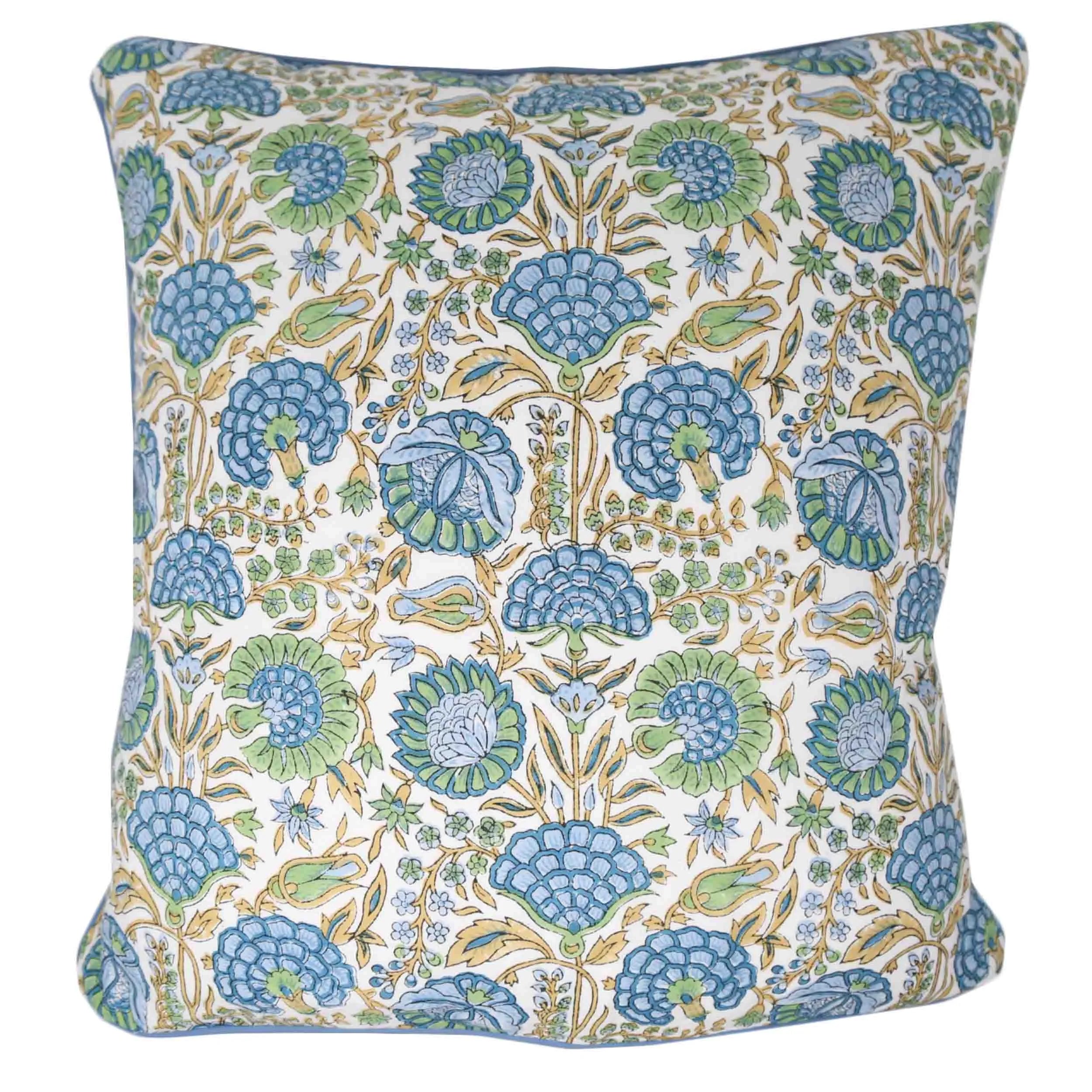 Lotus Blossom Throw Pillow Cover