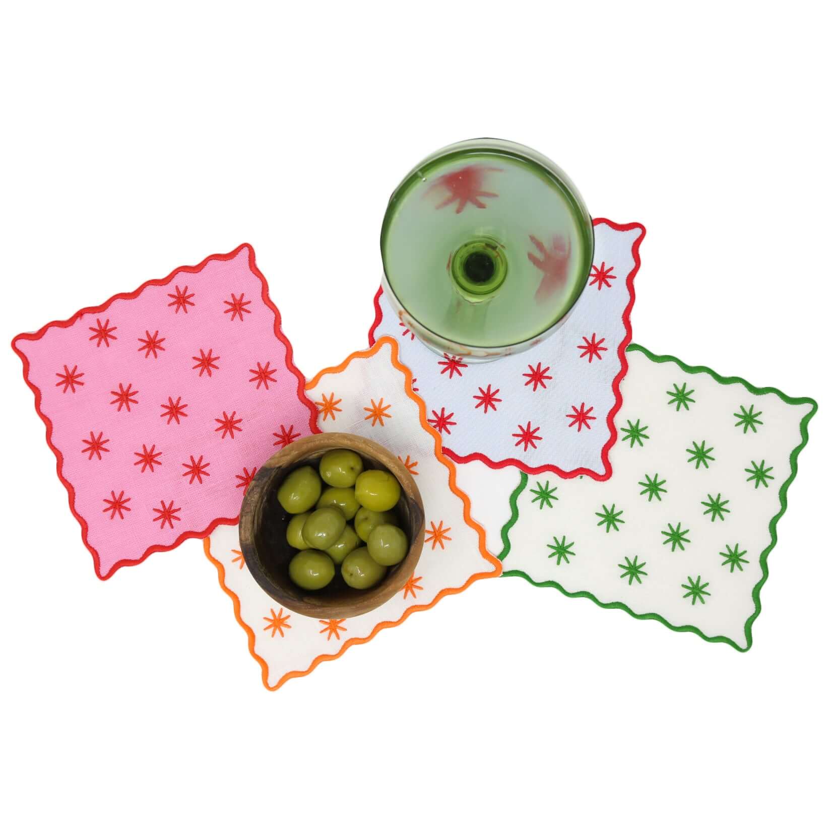 Nightcap Napkins, Set of 4