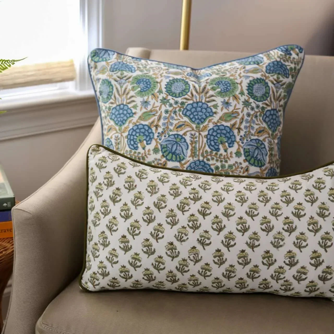 Plum Blossom Throw Pillow Cover - The Mayfair Hall