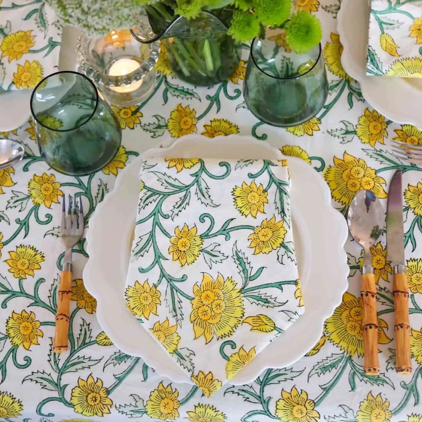 Daffodil Tablecloth - The Mayfair Hall