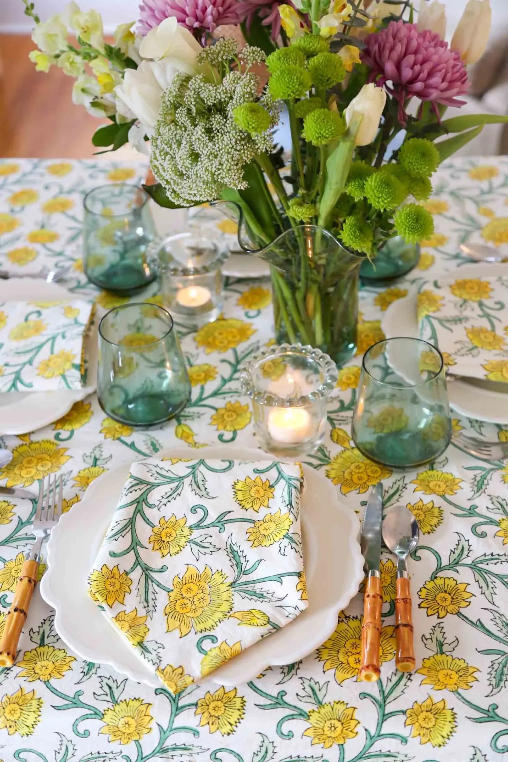 Daffodil Tablecloth - The Mayfair Hall