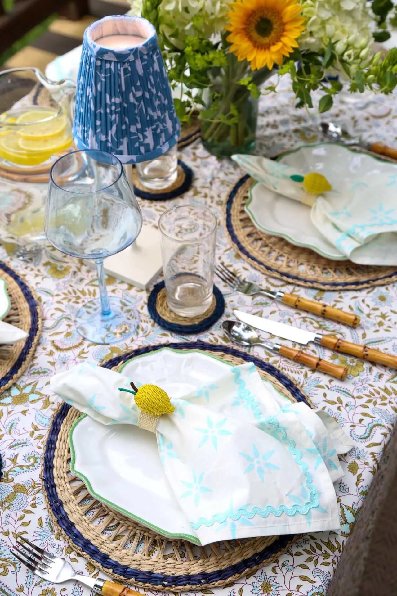 Sea Holly Tablecloth - The Mayfair Hall