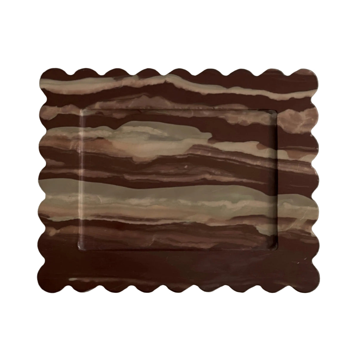 810 Marble & Travertine Tray by Anastasio Home