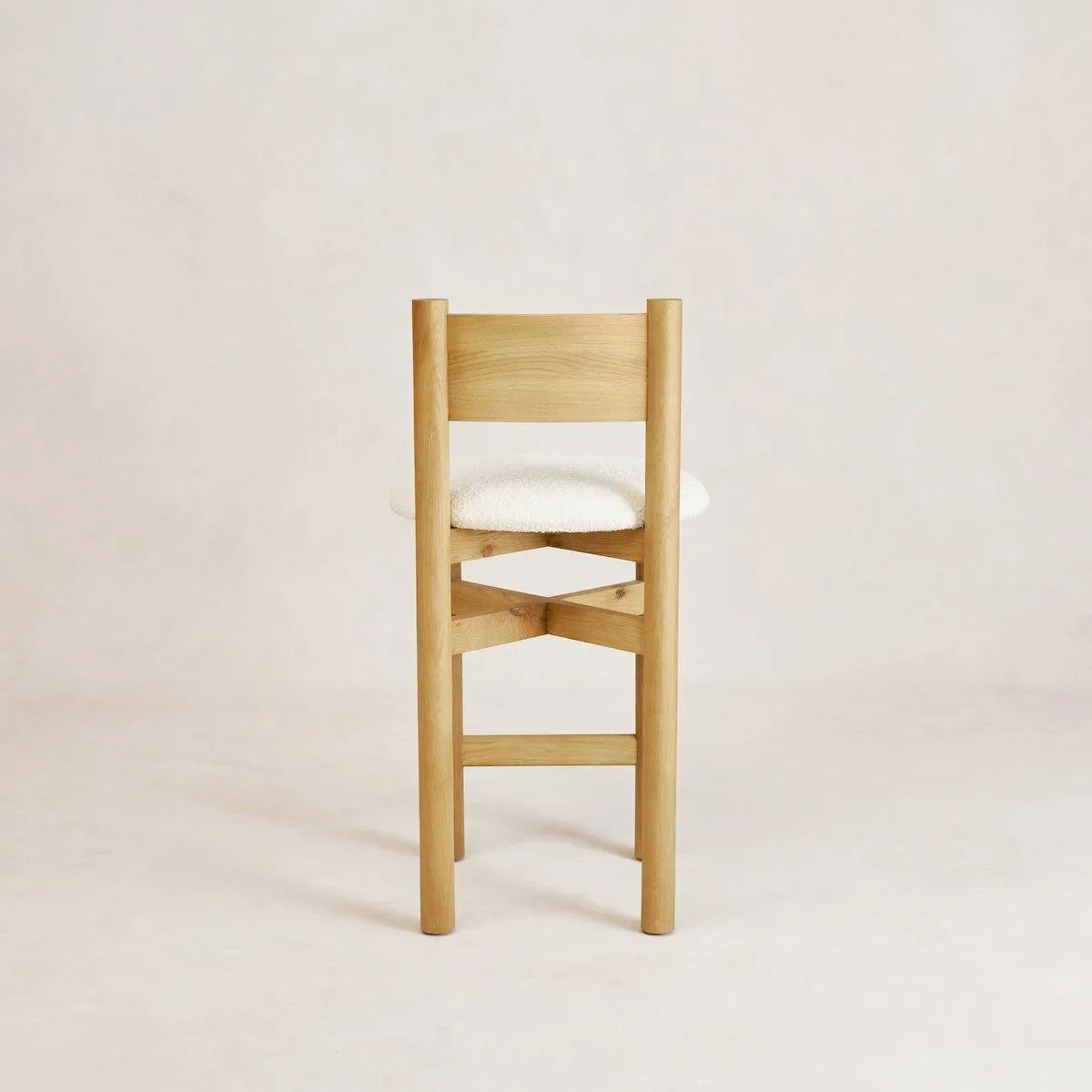 Teddy Counter Stool - White Oak - The Mayfair Hall