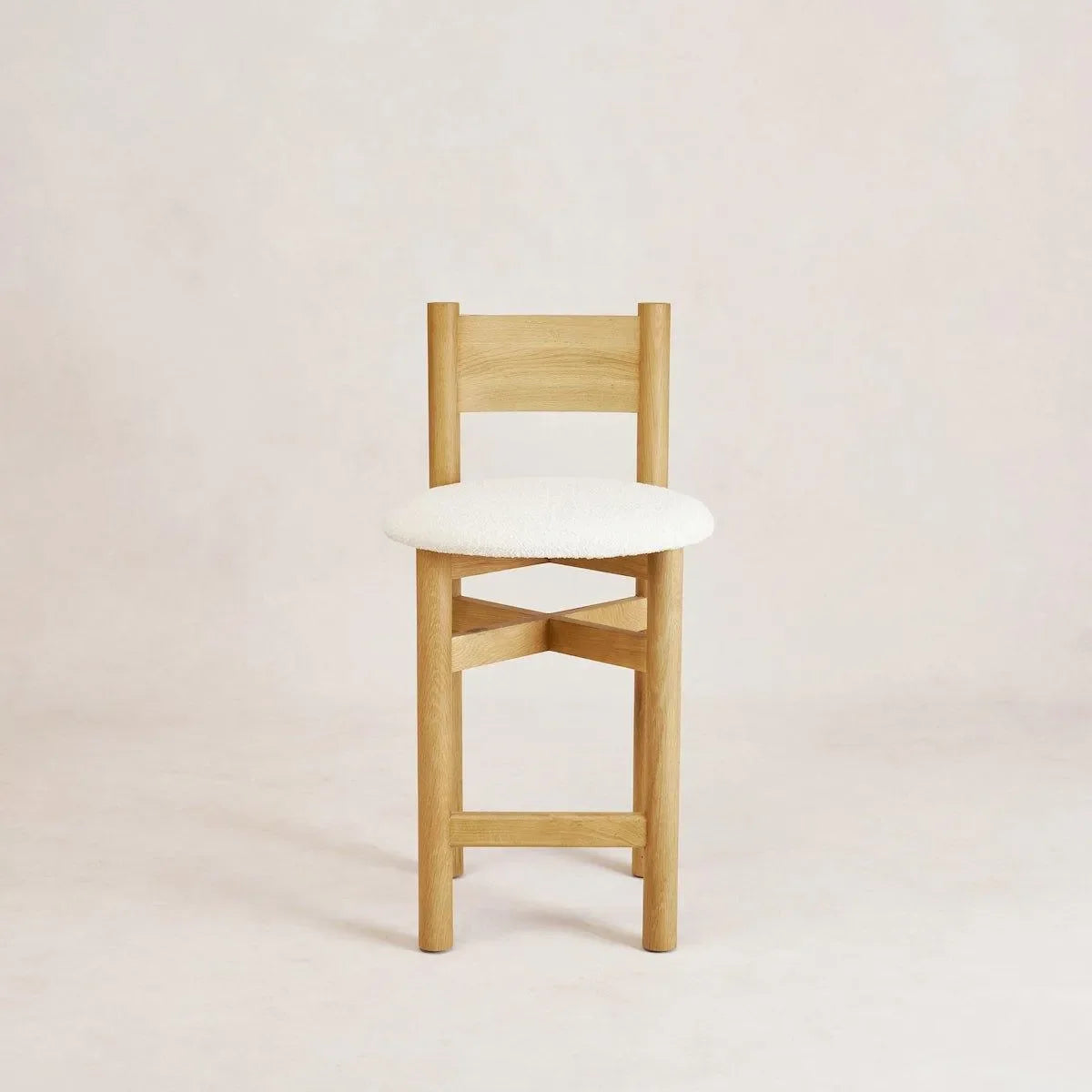 Teddy Counter Stool - White Oak - The Mayfair Hall
