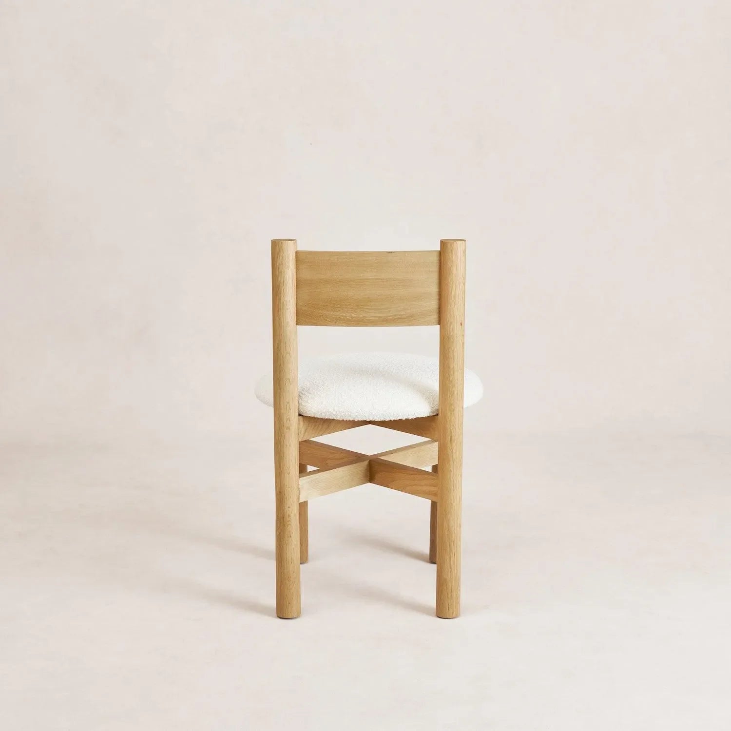 Teddy Dining Chair - White Oak - The Mayfair Hall