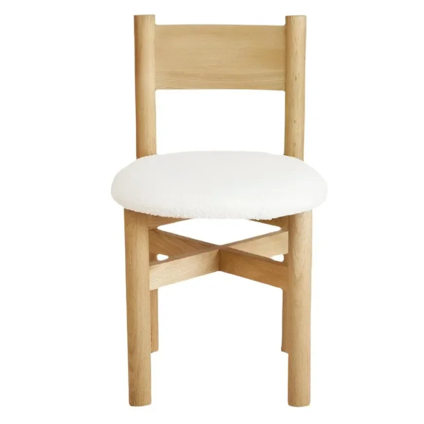 Teddy Dining Chair - White Oak - The Mayfair Hall