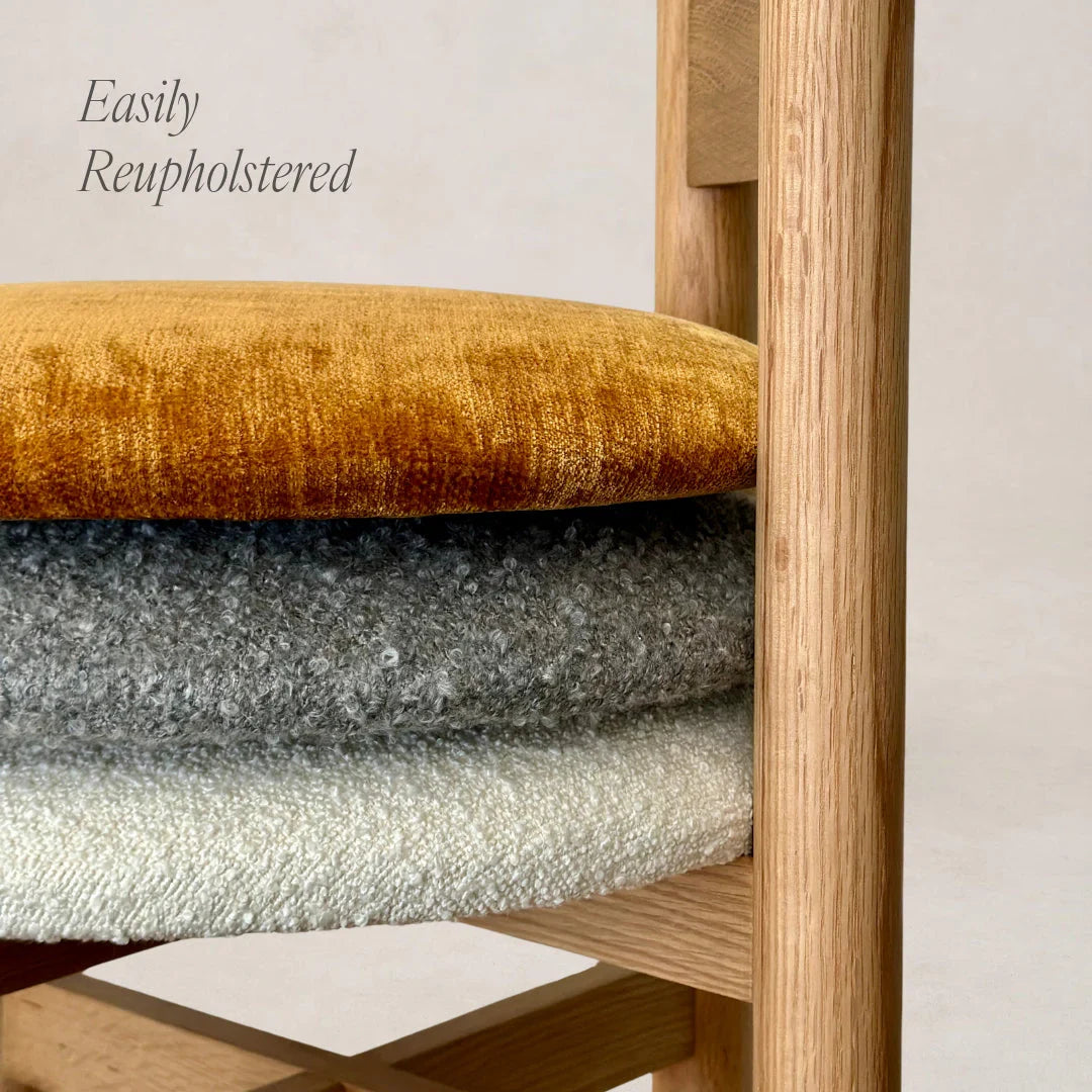 Teddy Counter Stool - Warm Oak