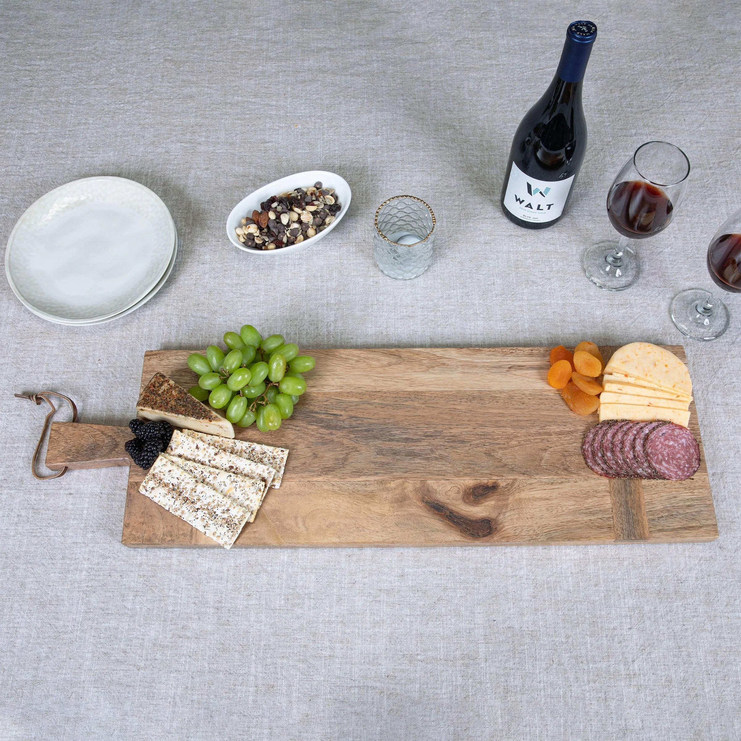 Ravi Rectangular Long Charcuterie Board - The Mayfair Hall