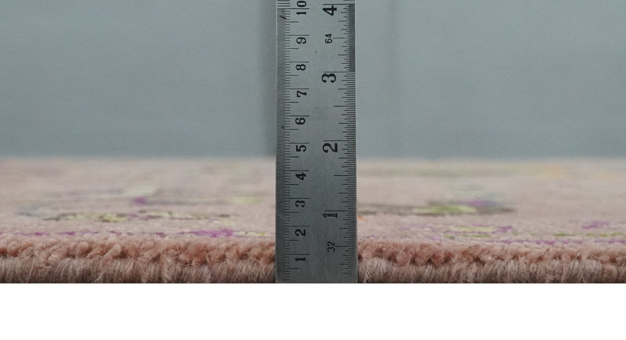 The Jungle Life Peacock on Tree Hand Knotted Peach Wool Rug