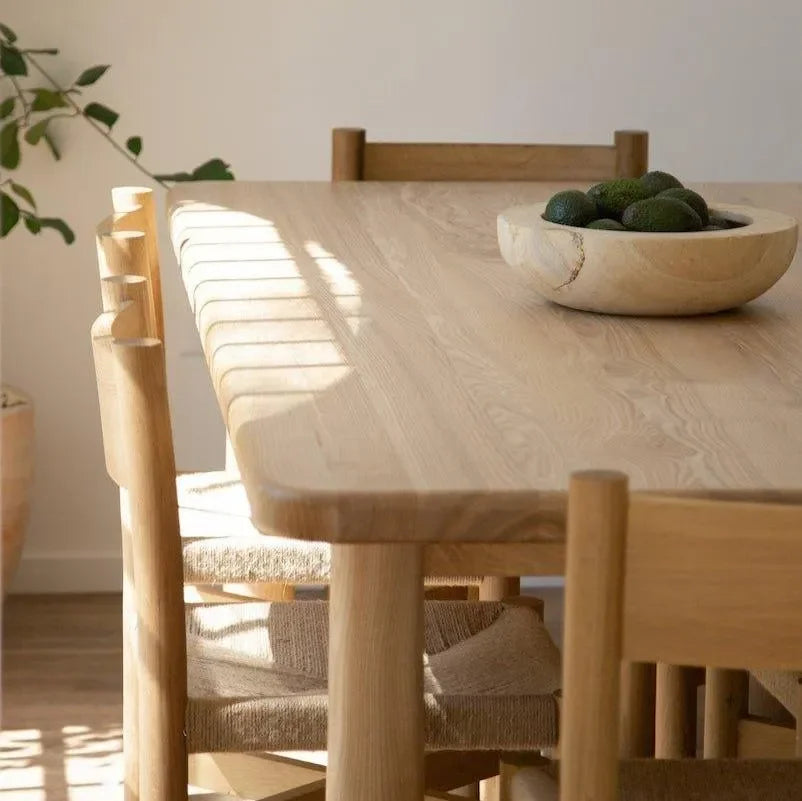 Topa Topa Rectangular Dining Table - Natural - The Mayfair Hall