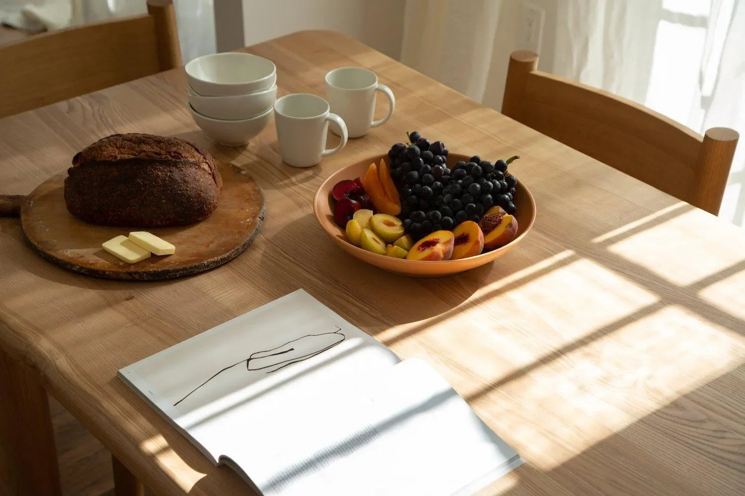 Topa Topa Rectangular Dining Table - Natural - The Mayfair Hall