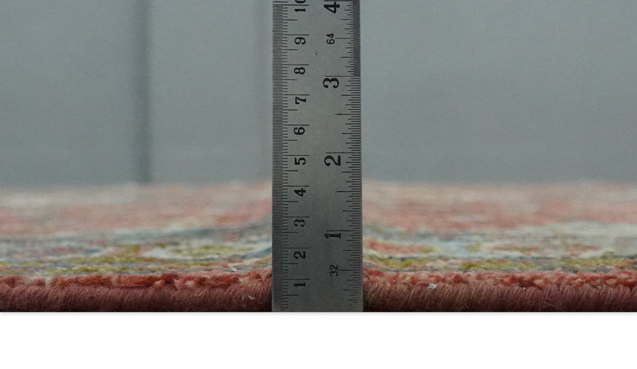 Traditional floral Rust, Charcoal and Beige Mamluk design Custom Made wool Area Rug - The Rug Decor