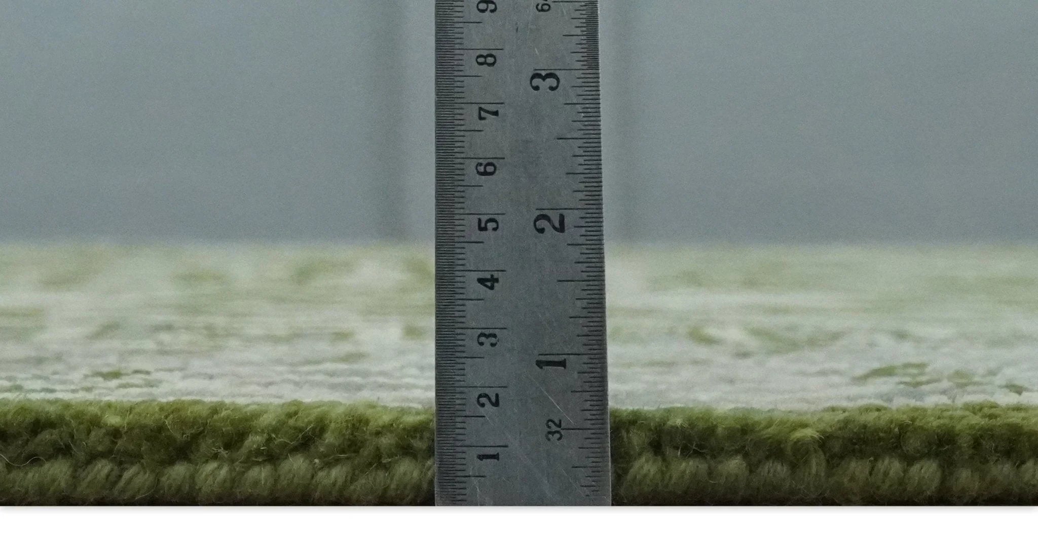 Traditional Hand knotted Royal Green and Ivory Turkish Design wool Area Rug - The Rug Decor