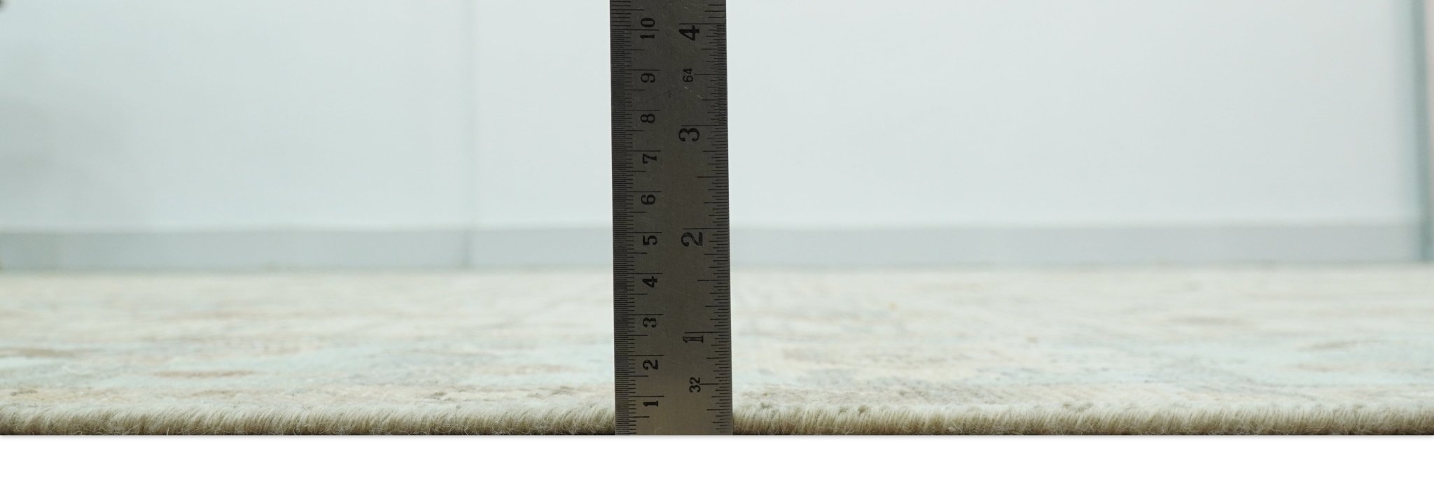 Traditional Oushak Beige, Brown And Blue 8X10 Hand Knotted wool rug