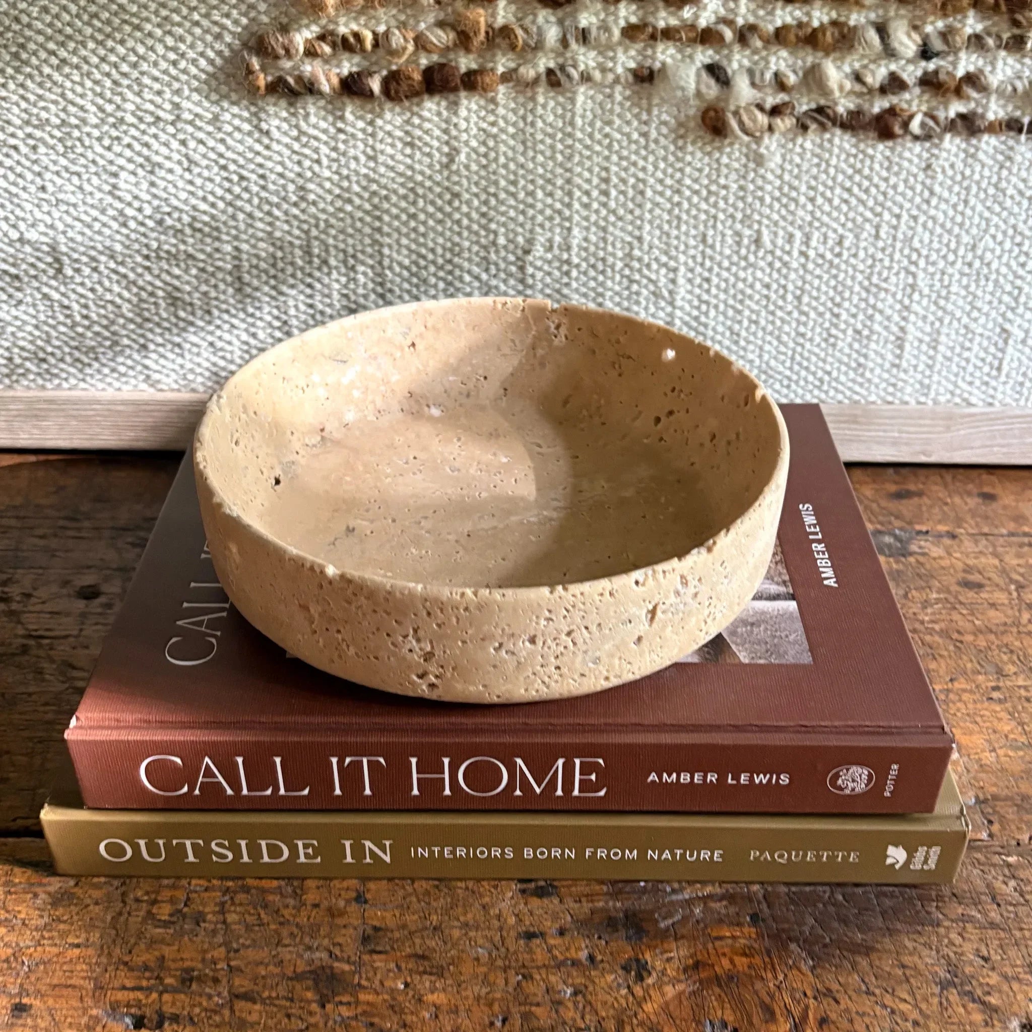 Travertine Catchall - The Mayfair Hall